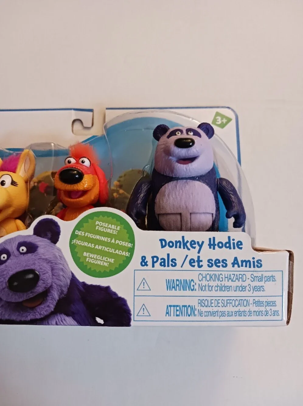 Donkey Hodie 3in Figure Pack , Bob Dog + Fred 